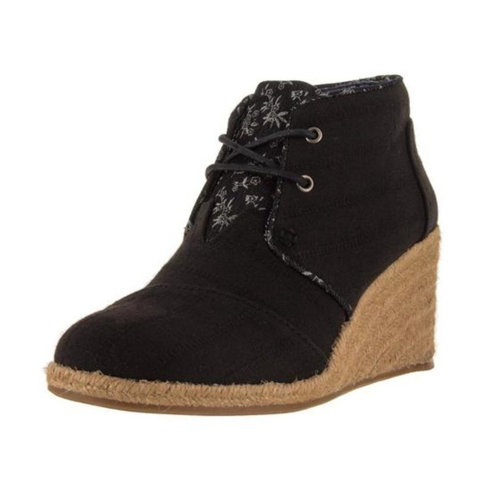 TOMS Desert Wedge Espadrille Bootie